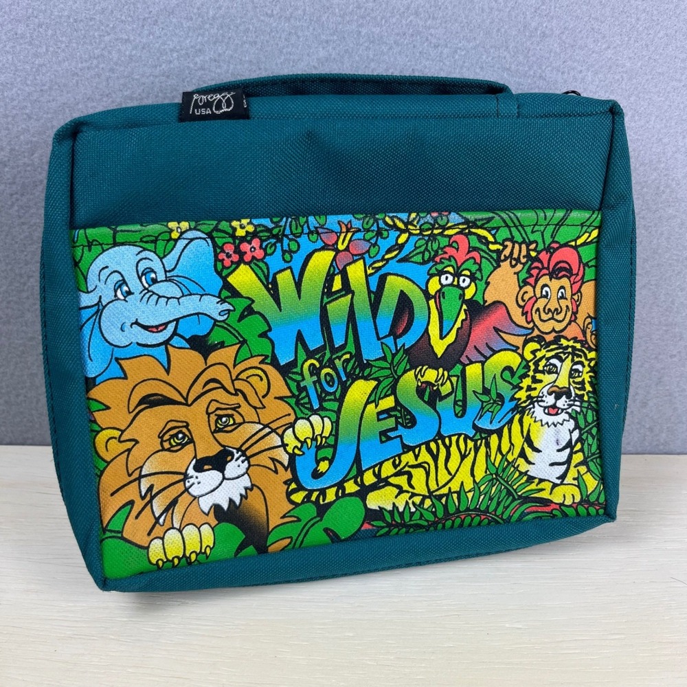 Gregg Kids Wild For Jesus Canvas Bible Cover Case